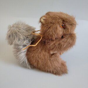 Vaughn Exclusive squirrel plush toy fuzzy furry brown woodland animal 8in acorn